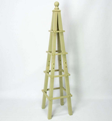 Primrose 155cm Premium Sage Wooden Obelisk Plant Support