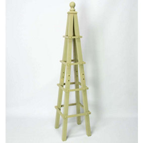 Primrose 155cm Premium Sage Wooden Obelisk Plant Support