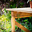 Primrose 2 Tier Garden Greenhouse Staging Easy Store Folding Wooden Shelving 1.83m
