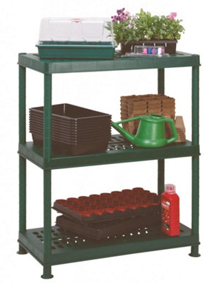 Primrose 3-Tier Easy-Store Collapsible Modular Garden Greenhouse Staging 0.8m
