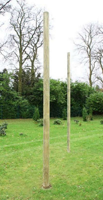 Primrose 5ft6 Round Post Screening or Hurdle Installation Kit - First Panel - 4