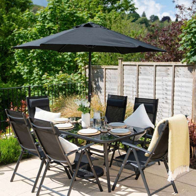 6 seater garden table deals and reclining chairs