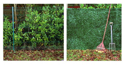 Primrose Artificial Conifer Screening Roll Hedge Fence Privacy Border W3m x H1.5m - 5