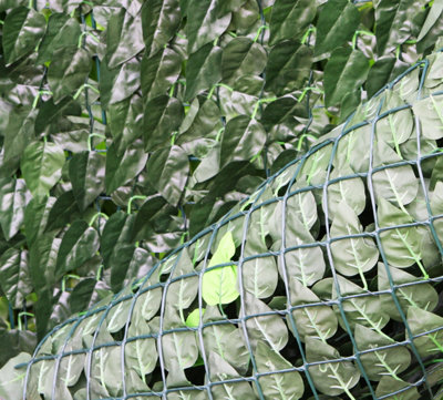 Primrose Artificial Ivy Leaf Screening Hedge Roll Privacy Screen W3m x H1.5m - 3