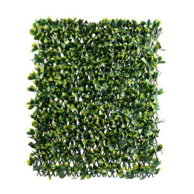 Primrose Artificial Laurel Extendable Trellis Plastic Hedge Garden Fence Screening Privacy 2m x 1m