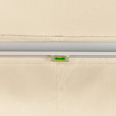 Primrose Awnings 2.0m x 1.5m Retractable Manual Ivory Awning Outdoor Patio Canopy - 5