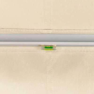 Primrose Awnings 2.5m x 2.0m Retractable Electric Ivory Awning Outdoor Patio Canopy - 6