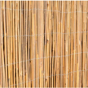Primrose Bamboo Cane Natural Garden Screening Roll Privacy Fencing Screen W400cm x H120cm