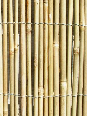 Primrose Bamboo Cane Natural Garden Screening Roll Privacy Fencing ...