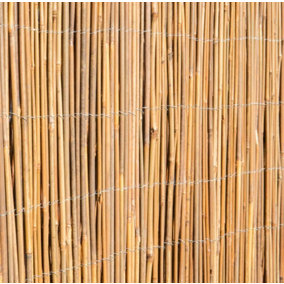Primrose Bamboo Cane Natural Garden Screening Roll Privacy Fencing Screen W400cm x H200cm