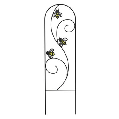 Primrose Bee-Conscious Garden Pot Trellis Plant Support in Black 91cm