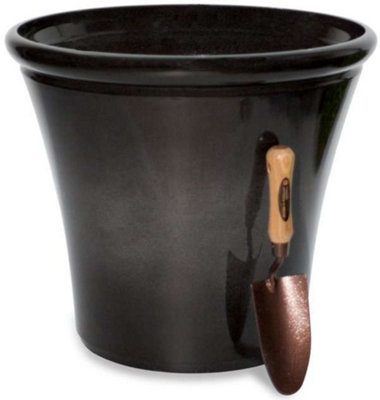 Primrose Carbon Glaze Effect Bowl Planter Frost & Fade Resistant 55cm