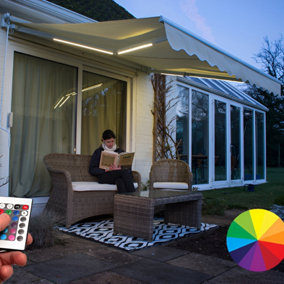 Primrose Colour Changing LED Awning Light Kit for for 2m Projection Awnings