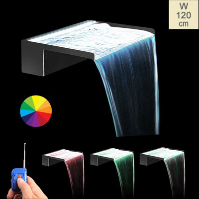 Primrose Colour Changing LED Strip Light with Remote Control For Blade Water Features L120cm