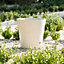 Primrose Cream Round Handmade Fiberstone Planter 60cm