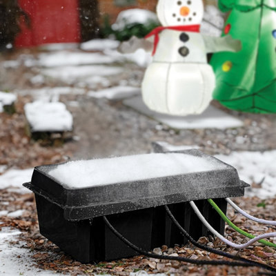 Primrose DRiBOX Weatherproof Outdoor Power Box in Black