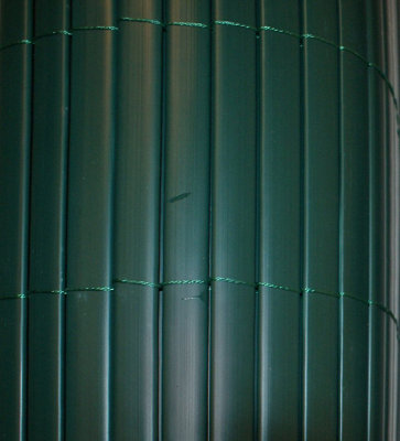 Primrose Green Artificial Bamboo Cane Plastic Garden Screening Roll Privacy Fence Border 4m x 2m - 4