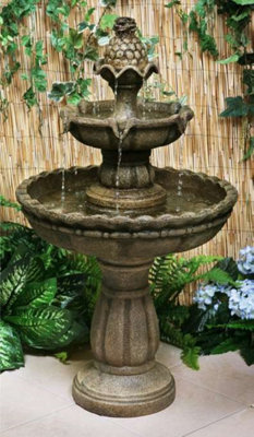Primrose Jata 2-Tier Water Fountain 93cm