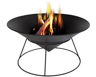 Primrose Kalama Outdoor Cast Iron Fire Bowl Pit 56cm