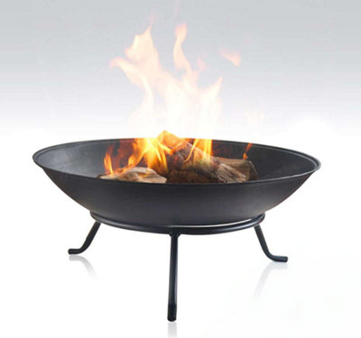 Primrose Kamen Outdoor Cast Iron Fire Bowl Pit 56cm