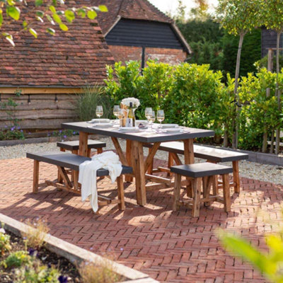 Rustic garden dining discount set