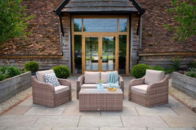 Rattan garden furniture clearance sale b&q sales