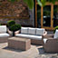 Primrose Living Classic Rattan 5 Seater Garden Furniture Sofa Set with Coffee Table