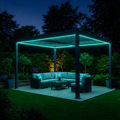 Primrose Living Colour Changing LED Light Kit for Pergola Veranda with ...