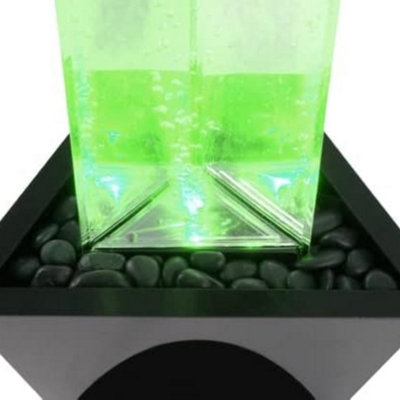 Primrose Nirvana Bubble Water Feature with Multicolour LEDs H122cm