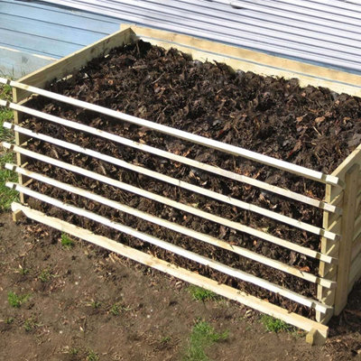 Primrose Outdoor Easy Load Wooden Compost Bin Extra Large 897 Litres - 4