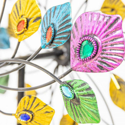 thumbnail image 2 of DREAMSOUL 16.5 Inch Large Wind Spinner - Outdoor Metal Garden Art With Stable Base 2 of 6