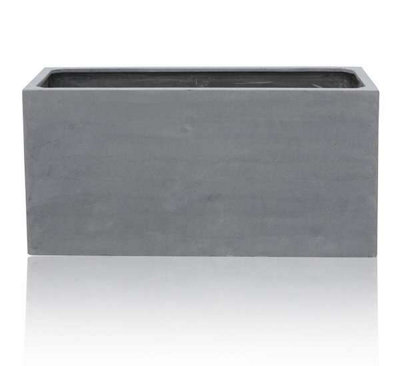Primrose Polystone Small Grey Patio Trough Planter 80cm