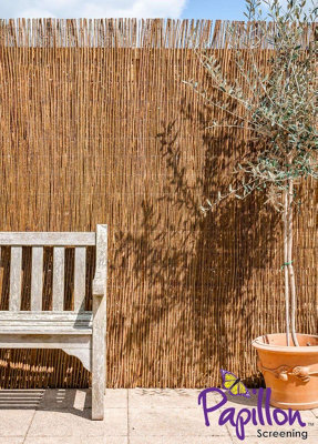 Primrose Premium Willow Natural Garden Screening Roll Privacy Border W5m x H1.2m