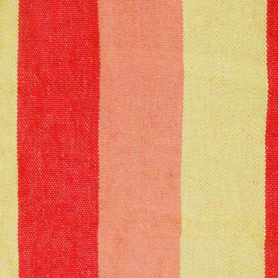 Primrose Red & Yellow Stripe Outdoor Garden Single Hammock with Travel Bag & Fittings Included - 3