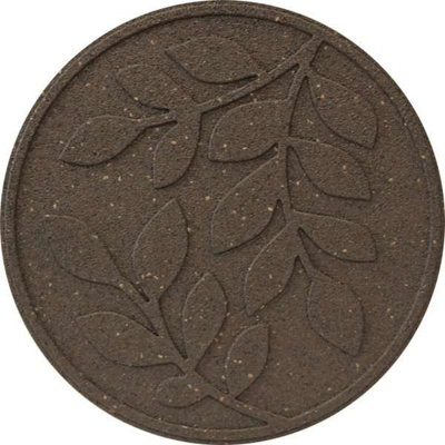 Primrose Reversible EcoTrend Outdoor Garden Stepping Stone Leaves design Earth 46cm Pack of 5
