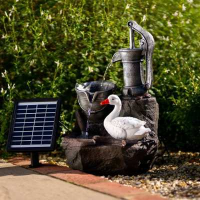 Primrose Solar Duck At The Well Tiered Cascading Water Feature With ...