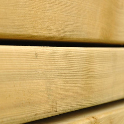 Primrose Square Fence Post Planed and Chamfered Pressure Treated 240cm x 7cm