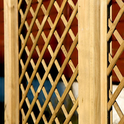 Primrose Square Fence Post Planed and Chamfered Pressure Treated 240cm x 7cm