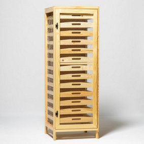 Primrose Traditional Apple Storage Rack with 14 Drawers 156cm x 55cm x 59cm
