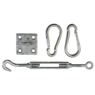 Primrose Triangle Shade Sail Fixing Kit Galvanised Steel - 3 Corners