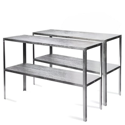 Primrose X2 Traditional 2 Tier Greenhouse Staging Shelf Workbench in ...