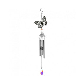 Primus Silhouette Butterfly Wind Chime - Black