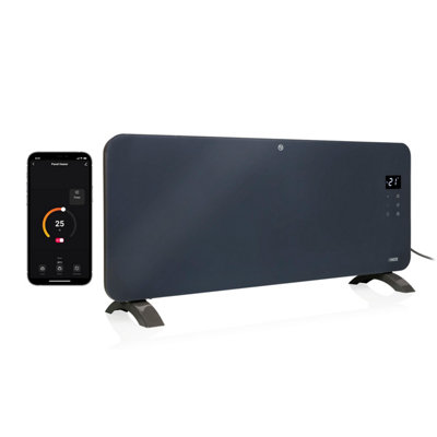 Princess Smart Glass Panel Heater 2000 GREY