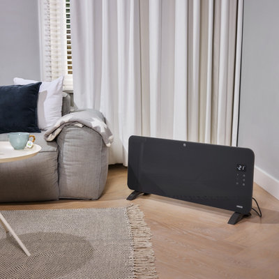Princess Smart Glass Panel Heater 2000W GREY
