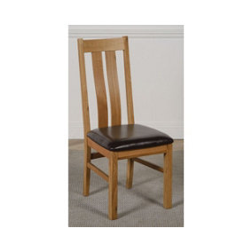 Princeton Solid Oak Dining Chairs for Dining Room or Kitchen