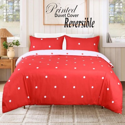 Printed Duvet Cover Set Reversible Quilt Covers Single Double King Super King Size Bedding Sets