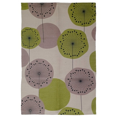 Printed Rug - Flor, 60cm x 90cm