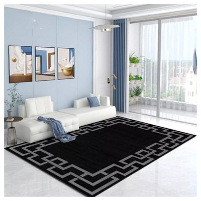 Printed Rug Non Slip Area For Bedroom Living Room Carpet Kitchen Luxury ...