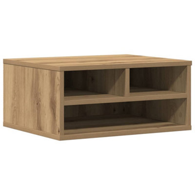 Printerstand Artisan Eiken 50 x 40 x 38 cm Bewerkt hout
