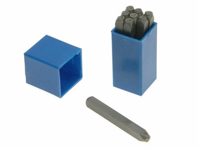 Priory - 180- 3.0mm Set of Number Punches 1/8in